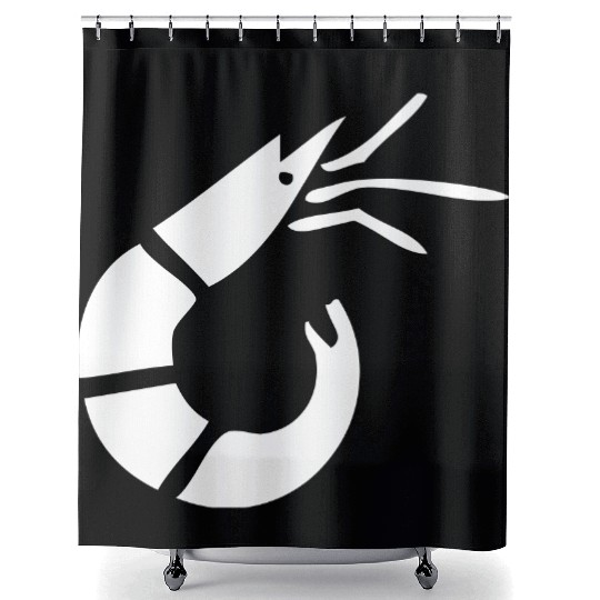 Shrimp Shower Curtains
