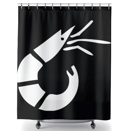 Shrimp Shower Curtains