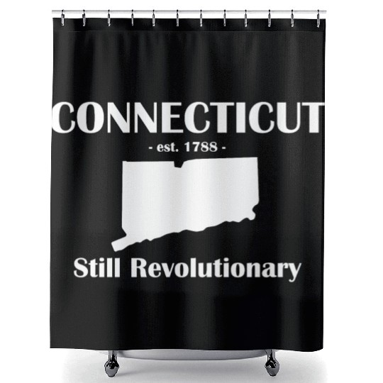 connecticut est 1788 Still Revolutionary Shower Curtains
