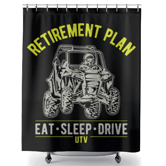 UTV SxS Retirement Plan Shower Curtains