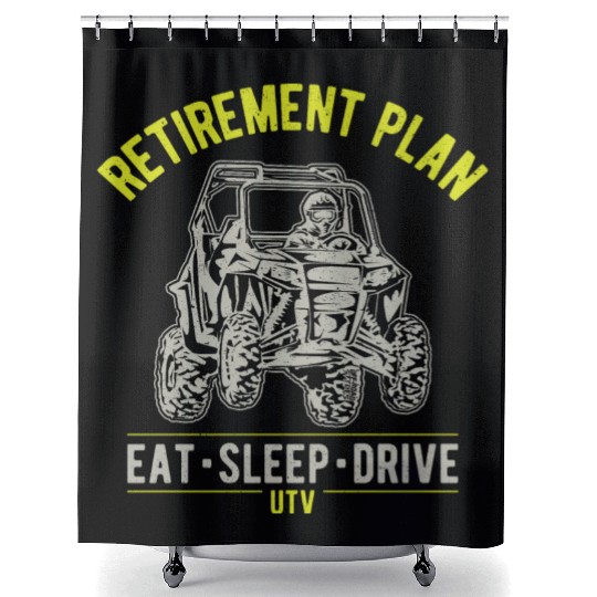 UTV SxS Retirement Plan Shower Curtains