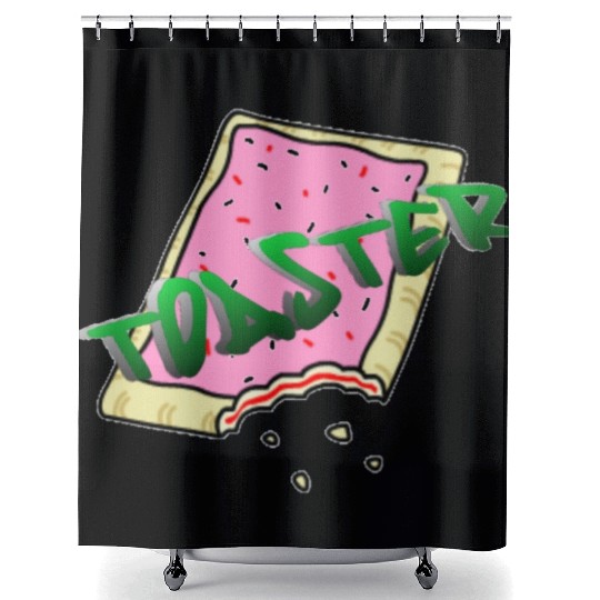Toaster's Midnight Snack Shower Curtains