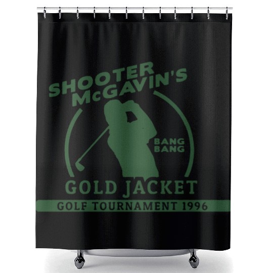 Shooter McGavin Funny Golf Shower Curtains