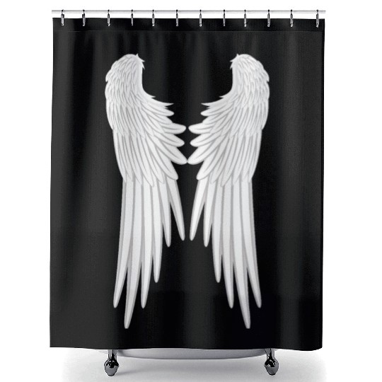 Angel Wings Shower Curtains