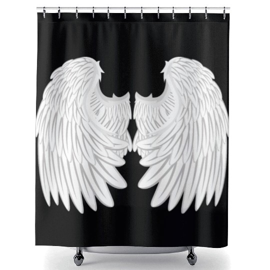 Angel Wings Shower Curtains