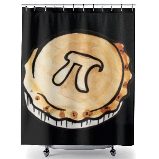 Pi Day Pie Shower Curtains