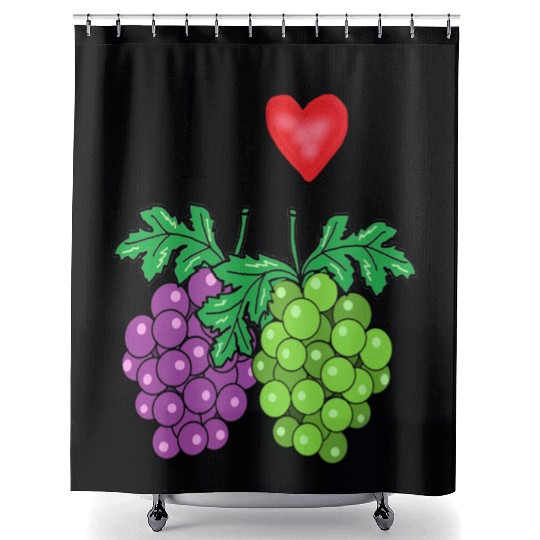 I love grape Shower Curtains