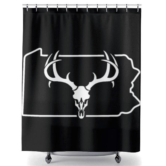 Deer Hunting Guide Pennsylvania Deer Hunting Shower Curtains