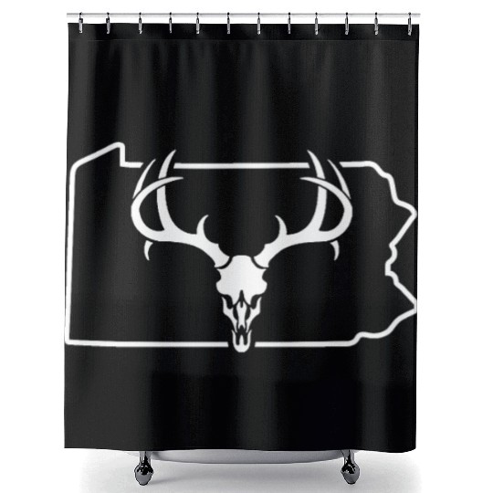 Deer Hunting Guide Pennsylvania Deer Hunting Shower Curtains