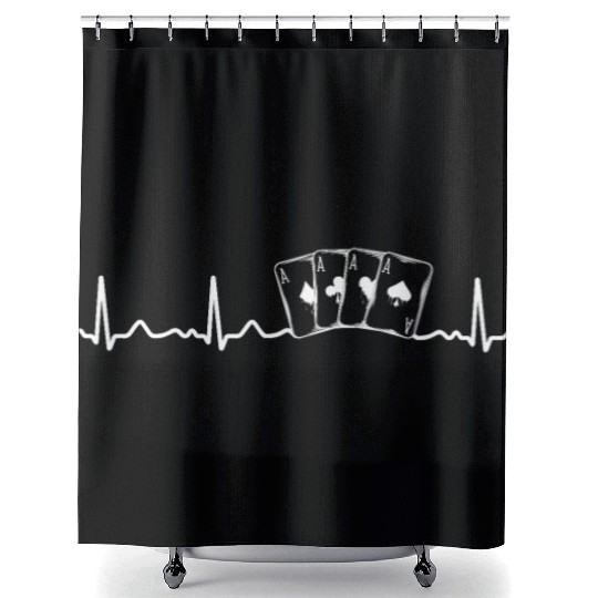 Poker Shower Curtains