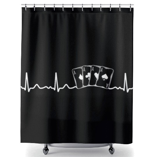 Poker Shower Curtains