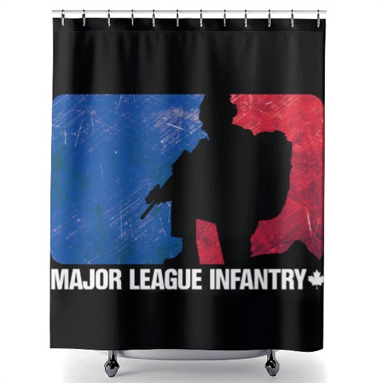 Major League Infantry Canada Shower Curtains