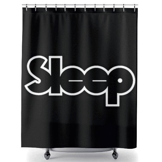 sleep band stoner Dooom metal Shower Curtains
