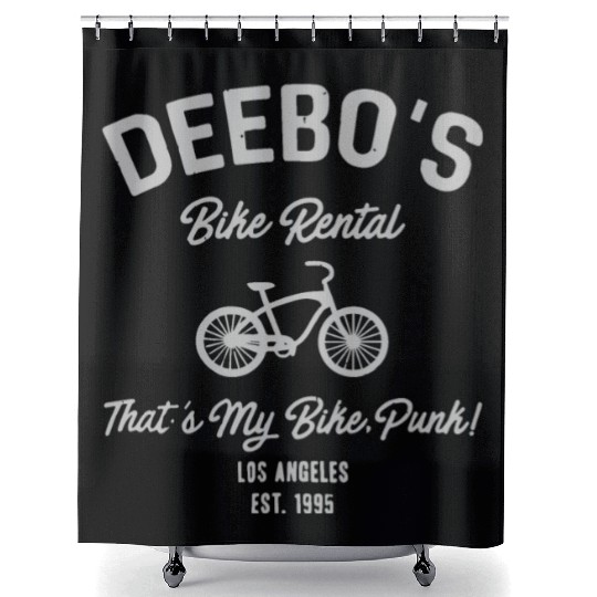 deebo s bike rental that is my bike punk los angel Shower Curtains
