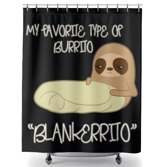 Sloth Animal Shower Curtains
