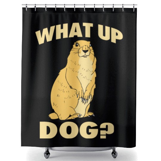 Prairie Dog Groundhog Squirrel Xerini Rodent Shower Curtains