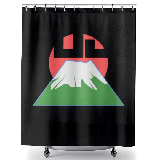Mount Fuji Fujiyama Volcano Japan Shower Curtains