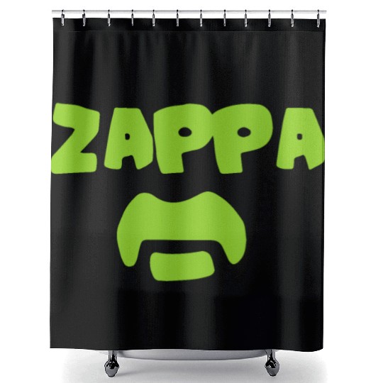 New FRANK ZAPPA Eccentric Rock Icon Logo 70s Men s Shower Curtains