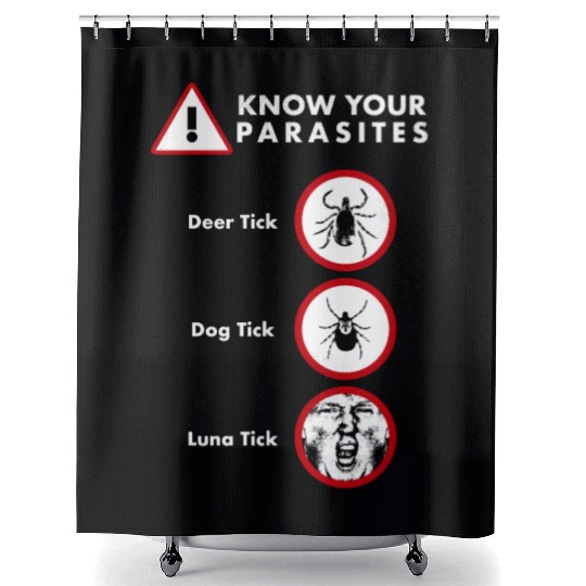 Anti-Trump Shower Curtains Different Kinds of Tick