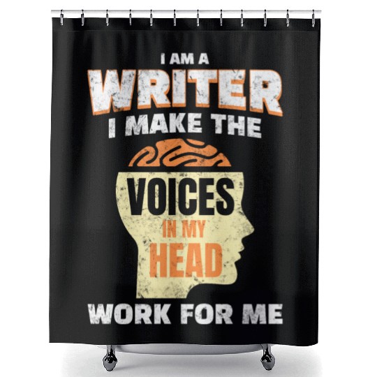 Book writer Blog writer script writer Shower Curtains
