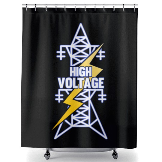 electrical power engineer Shower Curtains gifts