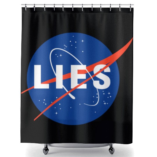 Nasa Lies Gifts Shower Curtains