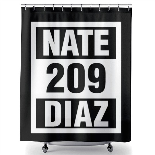 Nate Diaz Stockton 209 Shower Curtains