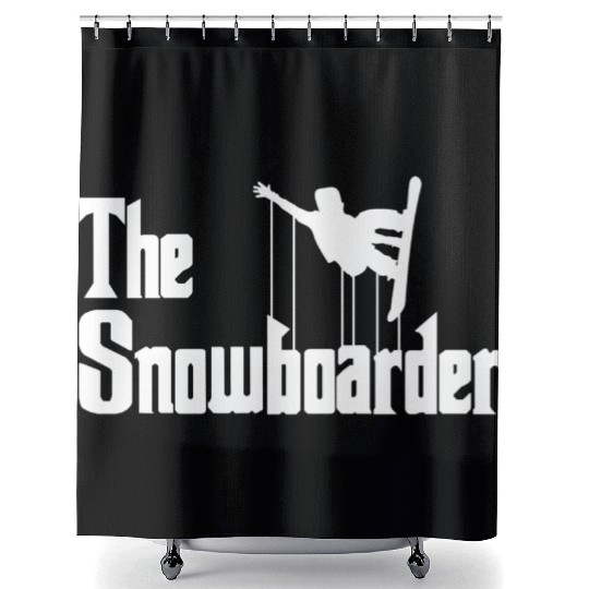 Snowboarder Snowboarding Snowboard Shower Curtains