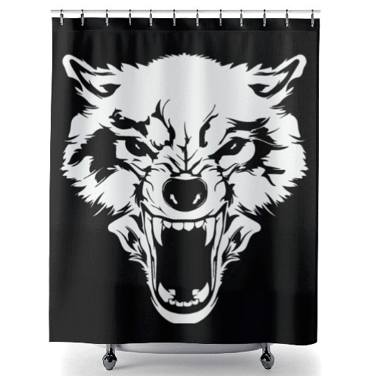 Wolf Bad Wolf Alpha Wolf Shower Curtains