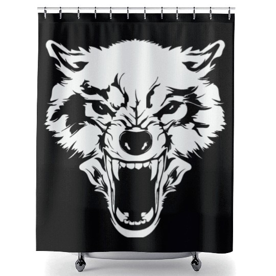 Wolf Bad Wolf Alpha Wolf Shower Curtains