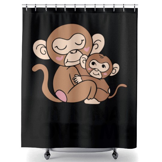 my nana loves me Shower Curtains