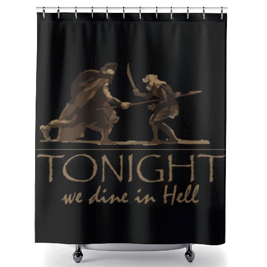 tonight in 300 movie Shower Curtains
