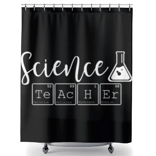 Periodic Table Science Teacher Shower Curtains