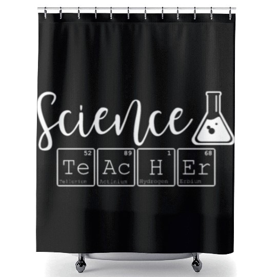 Periodic Table Science Teacher Shower Curtains