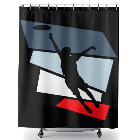 frisbee ultimate frisbee Shower Curtains