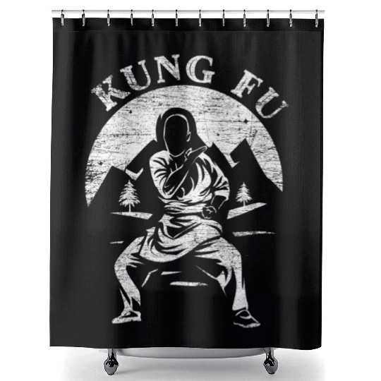 Kung Fu Gift Shower Curtains