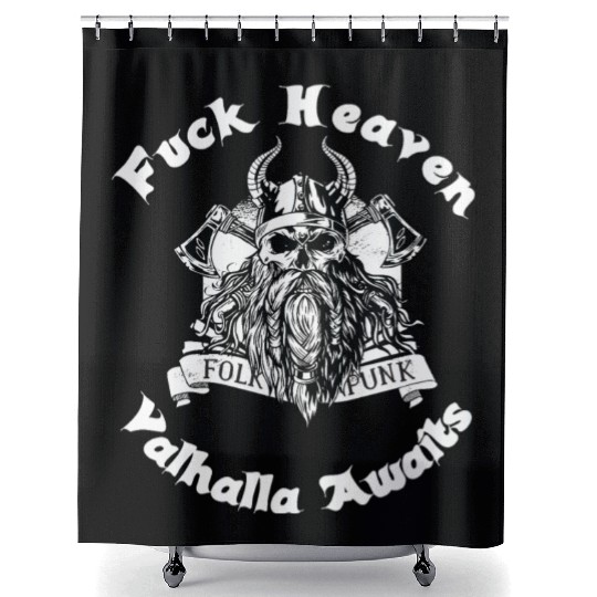 Odin Viking Valhalla Viking Hammer Thor Odin Shower Curtains