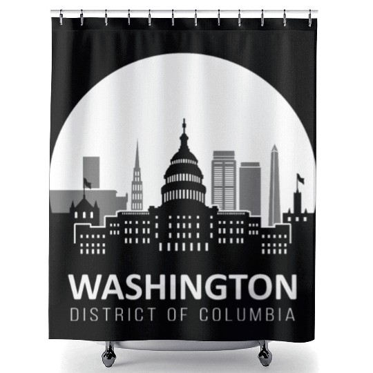Washington D.C. Shower Curtains