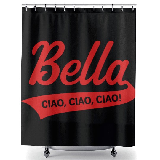 Bella – Ciao, Ciao, Ciao (Italy / Farewell Party) Shower Curtains