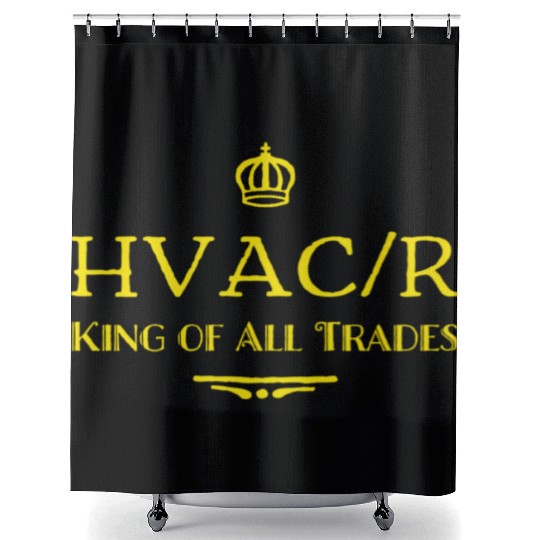 HVAC/R King of All Trades Shower Curtains