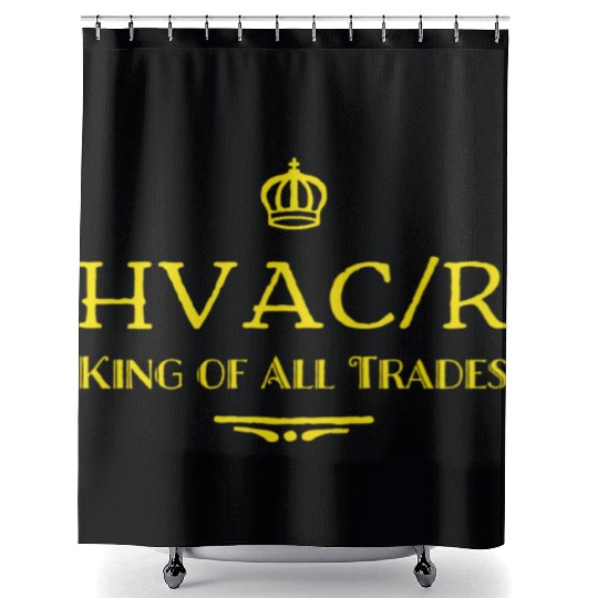 HVAC/R King of All Trades Shower Curtains