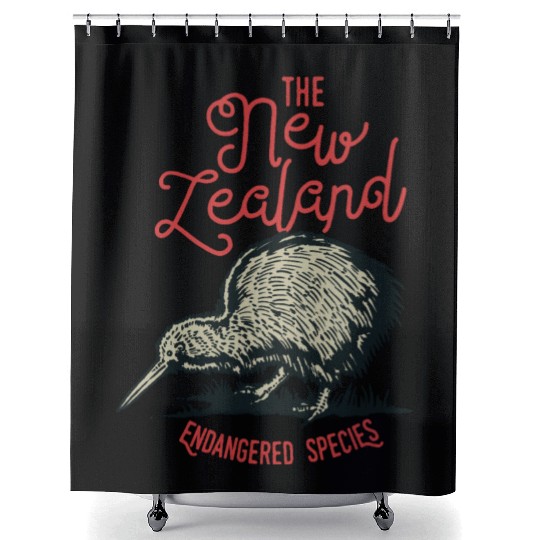 Kiwi New Zealand Shower Curtains