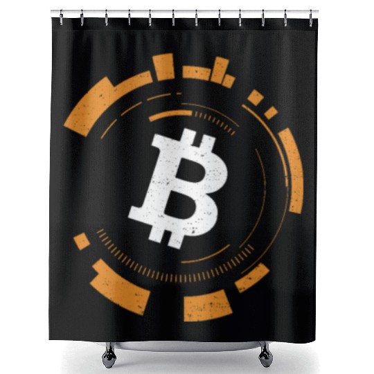 Shower Curtains bitcoin tech logo bitcoin crypto trader btc gi