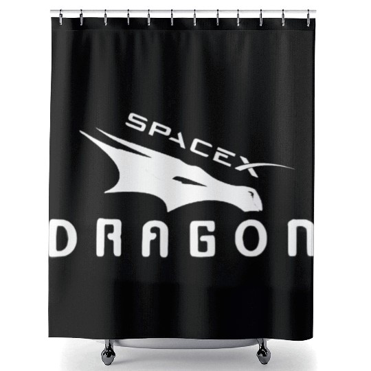 Spacex dragon Nasa Shower Curtains