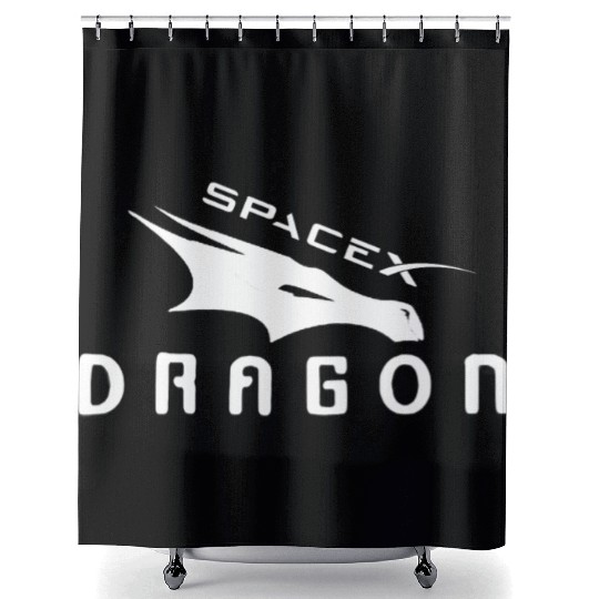 Spacex dragon Nasa Shower Curtains