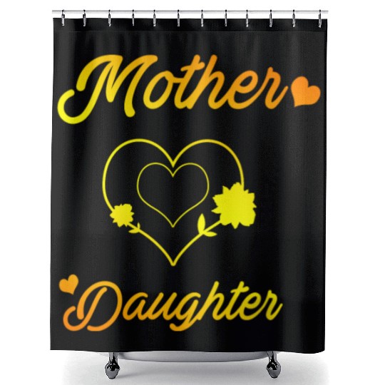 Mother and daughter mothers day love daughters mom Shower Curtains