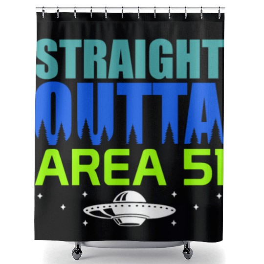 Area 51 Shower Curtains