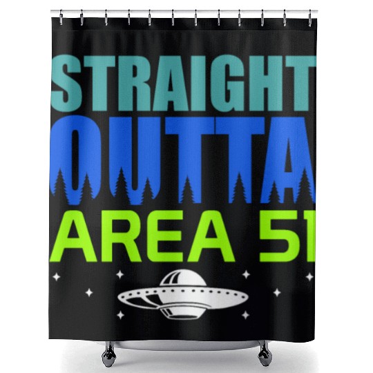 Area 51 Shower Curtains