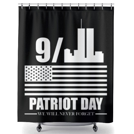 9 11 Patriot Day Shower Curtains