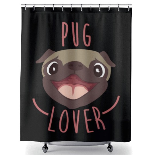 Pug Lover - Pug Shower Curtains